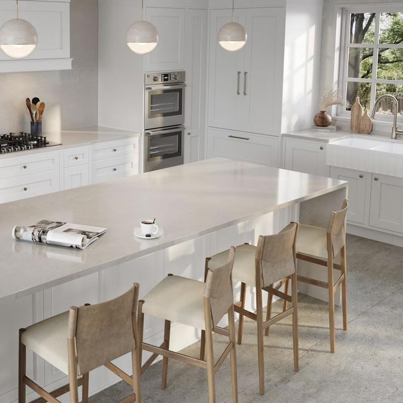 Plan de travail en Quartz Silestone® Motion Grey